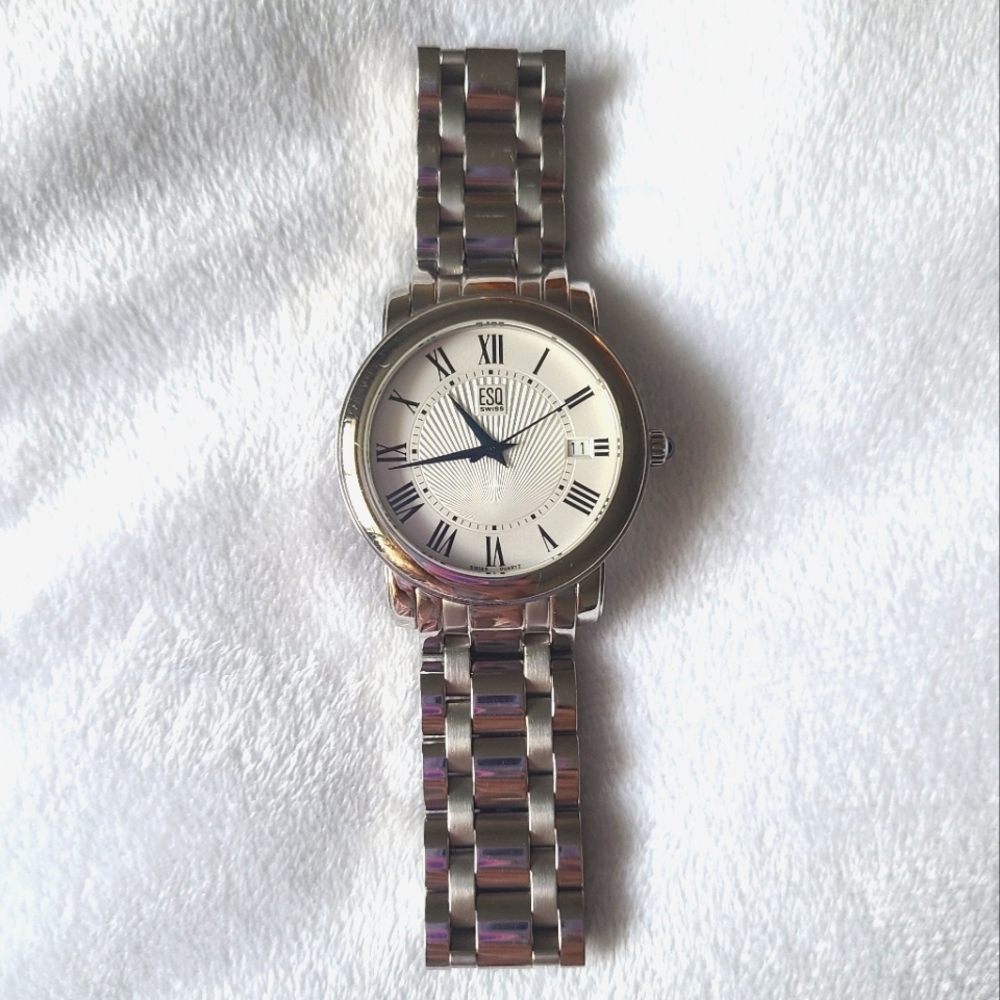 Men's ESQ Swiss by Movado Stainless Steel Filmore Watch